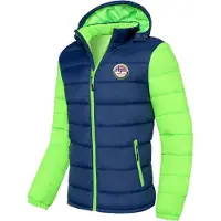 Nebulus Winterjacke UNIMAK Herren, warme Outdoorjacke, praktische & vielseitige Übergangs- & Winterjacke, P4777 - Herren, navy-grün, XL