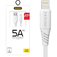 Dudao L2L USB-A / Lightning 3A Kabel 2m - Weiß