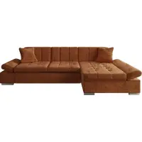 Mirjan 24 Ecksofa Montana mit Regulierbare Armlehnen, L-Form Sofa vom Hersteller (Farbe: Flow 09, Seite: Rechts)