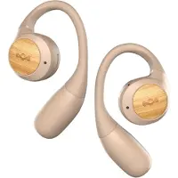 Marley Open Ear Kopfhörer Bluetooth - Open Ear Headphones mit Mikrofon, Earbuds mit 20 Std. Spielzeit, USB-C Ladeetui, Ohrbügel