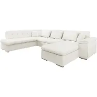 Mirjan 24 Ecksofa Niko Bis, Bettkasten und Schlaffunktion, Sofa vom Hersteller, Wohnlandschaft, Polstergarnitur (Farbe: Flow 06, Seite: Rechts)