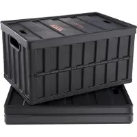 OEM VEVOR 3er-Set 65L Profi Klappbox PP Transportbox mit Deckel Stapelbar