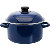 Elo Kochtopf Royalblau Ø 20 cm aus hochwertiger Emaille, perfekt für jede Küche vielseitig und langlebig