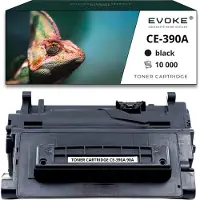 Evoke Toner für HP CE 390ASchwarz CE390A 90A ️️ Enterprise 600 M602, M0603, M4555 ️