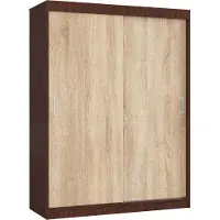 Akord Schiebetürenschrank Mono Wenge/Sonoma-Eiche 150X60X200 Cm
