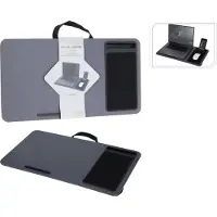 H&S Decoration | Laptop-Tisch mit Ablage - 57 x 30 cm - Ergonomisch - Mobil und Praktisch
