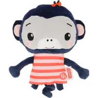 Fisher-Price Sanftes Plüsch-Tier-Kuscheltier für Babys – Weicher Freund zum Kuscheln und Spielen Affe