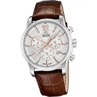 Jaguar Herren Uhr Chronograph Elegant Luxus Leder Armbanduhr Acamar braun D2UJ968/1