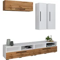 VCM Schrankwand Wohnzimmer Anbauwand Wohnwand Arila XL
