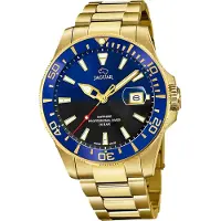 Jaguar Herren Armbanduhr Executive Analog Edelstahl blau-schwarz D2UJ877/4
