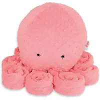 Bobono Großes Kuscheltier Oktopus XXL - Koralle