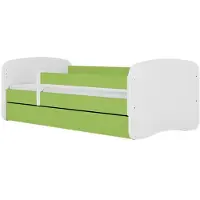 RAUMHIRSCH FURNITURE Kinderbett Jugendbett Safari 70x140, 80x160, 80x180 cm - Komplettset mit Matratze, Schublade & Rausfallschutz