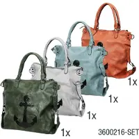 Cham Cham Schultertasche mit Ankermotiv, Kunstlederion