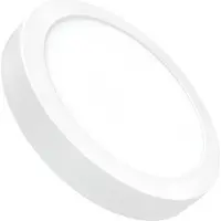 Avizar , LED Lichtpanel rund 18W 220x220mm ultraflaches Design, Weiß