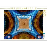 CALVENDO Puzzle Deckengewölbe des Hauptbahnhofs in Antwerpen, Belgien | 1000 Teile Lege-Größe 64 × 48 cm Foto-Puzzle für glückliche Stunden