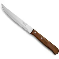 Arcos Küchenmesser Latina 100600 aus Nitrum-Edelstahl und mango aus gepresstem Holz mit einer 13 cm langen Klinge in einer Box.
