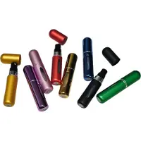 Gadgetpoint Parfüm-Reiseflaschen - Reiseflasche - Nachfüllbar - 5 ml - 3er-Set - Mehrfarbig
