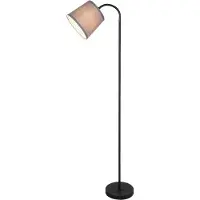 Rabalux 6639 Stehlampe Godric, E27, schwarz-grau, rund, Modern, ø200mm