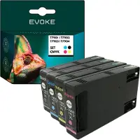 Evoke Patronen für Epson T7901 T7902 T7903 T7904 ️️ WorkForce Pro WF4630 WF4640 WF5190 WF5690 ️
