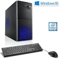 CSL-Computer CSL Multimedia PC Intel Core i5-7500 3800 MHz, Intel HD 630, 8 GB DDR4 RAM, 1 TB HDD, Windows 10 Home, WLAN, USB 3.1 | Speed R70120