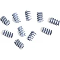 LEGO Technic: 10x Schneckengetriebe hellgrau