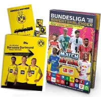 Topps Match Attax Bundesliga 2022/23 - Adventskalender & BVB Borussia Dortmund Sticker Set 21/22