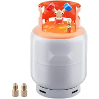 StarTech.com Kältemittel Rückgewinnungsbehälter - 30 lbs 400 psi - Wiederverwendbarer Zylindertank - Φ 250 x 390 mm - Orange - HP295 Stahltank