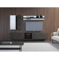 AEA Wohnwand Modern TV-Ständer Hänge Vitrine Luxus Wandregal Wohnzimmermöbel