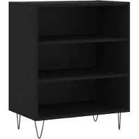 Syfax Sideboard Schwarz 57x35x70 cm Holzwerkstoff