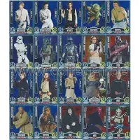Topps FAMOV1 - Spar 7 - ALLE 20 Star Karten - Deutsch - Star Wars Force Attax - Movie Cards