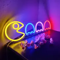 Rosikey Gaming Neonschild Gaming Nachtlicht Led Neon Schild Wanddeko Dekoleuchten Für Schlafzimmer Gaming Raum Bar Party Lichter Deko