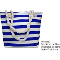 Peterson Strandtasche für Damen Iltify Blau Weiss One size