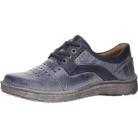 Krisbut Schnürhalbschuhe bequem in blau, Gr. 41