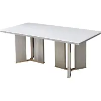 AEA Esstisch Esszimmer Designer Polster Luxus Tisch Tische 200x100cm Esstische Leder