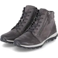 Gabor - Nubuk Oil - Damenschnürstiefel - dark-grey 9686839 (4,0/dark-grey)