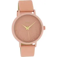 Oozoo Leder Damen Uhr C10604 Analog Quarzuhr Armband orange Timepieces D2UOC10604