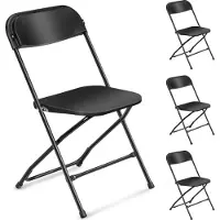 Alightup Klappstuhl 4er Set Platzsparend Klappbar Leicht Tragbar Wetterfest Garten Terrasse Balkon Camping Stuhl Sessel, bis 150kg