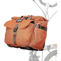 RockBros Fahrradlenkertasche für Brompton Multifunktionale Lenkertasche Orange