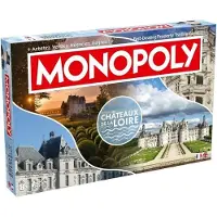 Winning Moves Monopoly Châteaux de la Loire, Brettspiel, , 2+ Spieler, Ab 8 Jahren, Strategisches Familienspiel