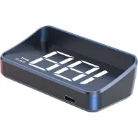 INF M2-KM/H Head-Up-Display für Autos mit OBD2, blauer Geschwindigkeits-, Navigations- und Warnanzeige