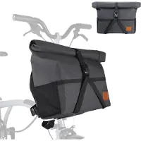 RockBros Fahrradtasche Multifunktionale Fahrrad Kopftasche für Brompton Umhängetasche 8L-10L Schwarz