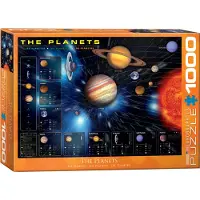 Empireposter 1000 Teile Puzzle Die Planeten unseres Sonnensystems