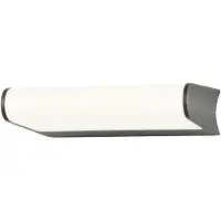Rabalux 7134 Außenwandleuchte Trogir, 6,5W, 4000K, 590lm, Aluminium, anthrazit-weiß, tralweiß, IP44, 20cm