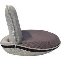 Generic Rebecca Mobili Meditationsstuhl mit Polsterung, faltbar aus grauem Polyester