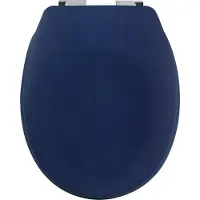 Spirella 10.21300, Verlängert, Harter Toilettensitz, Blau, ABS, Duroplast, 371 mm, 455 mm