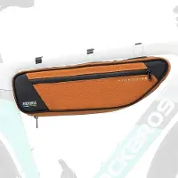 RockBros Road to Sky Fahrrad Rahmentasche Dreieckstasche, ca. 2L, Reflektierend, Orange