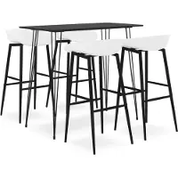 Syfax 5-tlg. Bar-Set Schwarz und Weiß