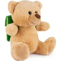 Ed Brubaker Teddybär Travel Buddy - 25 cm Kuscheltier Geschenk für Auslandsjahr, Reise oder Auslandssemester - Teddy Glücksbringer für Reisende