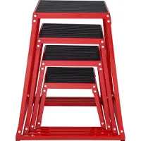 SucceBuy Plyometrische Sprungboxen, 12/18/24/30 Zoll Plyo-Box-Set, rutschfeste Fitness-Step-Plattform für Beweglichkeits- und Krafttraining