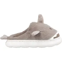 Permani Damen Hausschuhe Haifisch SlipOn Pantoffeln Isoliert Slippers Rox Braun Gr.39
